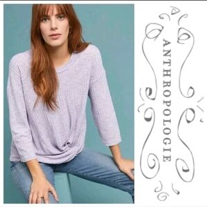Anthropologie Lavender Knit Top